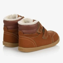 Bobux IWalk Brown Suede Leather Boots Discount