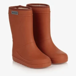EN FANT Brown Thermal Rain Boots Hot
