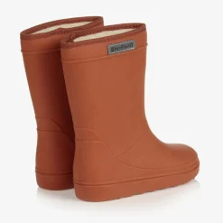 EN FANT Brown Thermal Rain Boots Hot