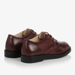 Gucci Burgundy Red Leather Shoes Clearance