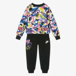 Nike Colour Print Cotton Tracksuit