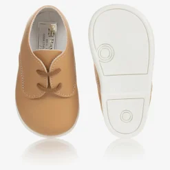 Early Days Dark Beige First Walker Shoes Hot