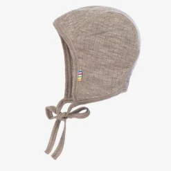 Joha Dark Beige Merino Wool Bonnet Hot