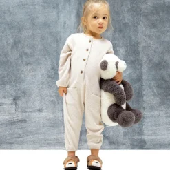 Chipmunks Dark Beige Velcro Lion Slippers Sale