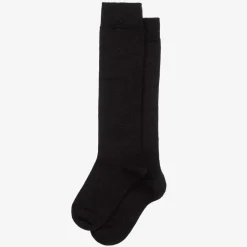 Falke Dark Grey Knee High Wool Socks Hot