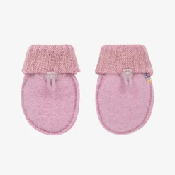 Joha Dark Pink Merino Wool Mittens Best