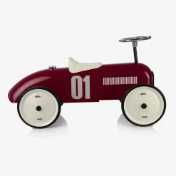 Vilac Dark Red Ride-On Vintage Car (76cm) New
