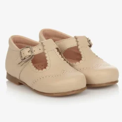 Childrens Classics Deep Ivory Leather Shoes Online