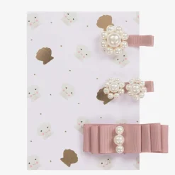 Milledeux Dusky Pink Hair Clips (3 Pack)