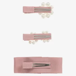 Milledeux Dusky Pink Hair Clips (3 Pack)