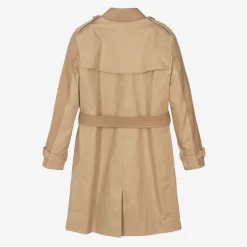 Burberry Girls Beige Anais Trench Coat
