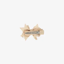 Bowtique London Girls Beige Bow Hair Clip (4cm) Discount