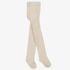 Mayoral Girls Beige Cotton Glitter Tights Sale