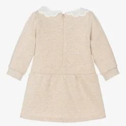 Chloé Girls Beige Cotton Sweatshirt Dress Best
