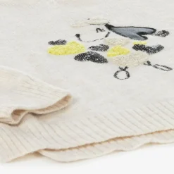 Mayoral Girls Beige Dog & Sequin Heart Sweater New