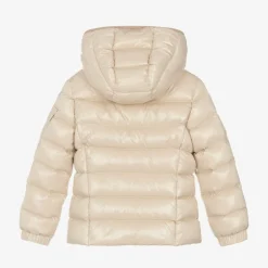 Moncler Enfant Girls Beige Down Padded Badyf Jacket Hot