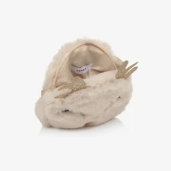 NAME IT Girls Beige Faux Fur Deer Bag (14cm) Hot
