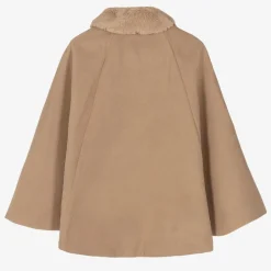 Romano Girls Beige Felted Cape New