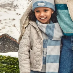 Mayoral Girls Beige Floral Quilted Jacket Discount