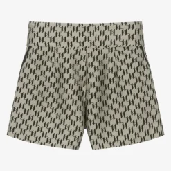 KARL LAGERFELD KIDS Girls Beige KL Monogram Shorts Best
