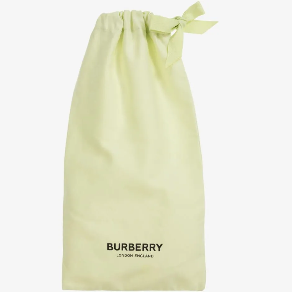 Burberry Girls Beige Leather Ballerinas Sale