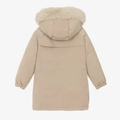 Mayoral Girls Beige Padded Coat Hot