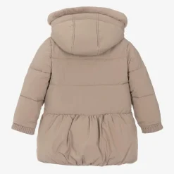 Tartine et Chocolat Girls Beige Padded Puffer Coat Clearance