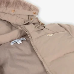 Tartine et Chocolat Girls Beige Padded Puffer Coat Clearance