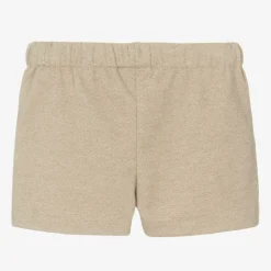 Mayoral Girls Beige Pleated Shorts Outlet