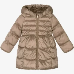 Mayoral Girls Beige Puffer Coat Online