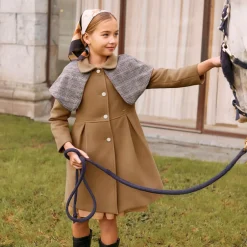 Patachou Girls Beige Shawl Collar Coat Clearance