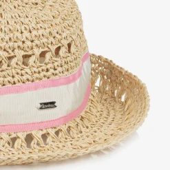 Patachou Girls Beige Straw Hat Sale