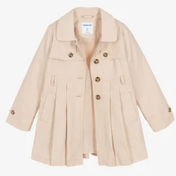 Mayoral Girls Beige Trench Coat Online