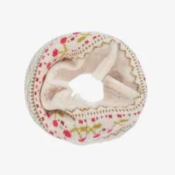 Bonpoint Girls Beige Wool & Cashmere Cherry Snood Hot