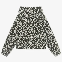 Moncler Enfant Girls Black & Ivory Maisha Jacket Sale