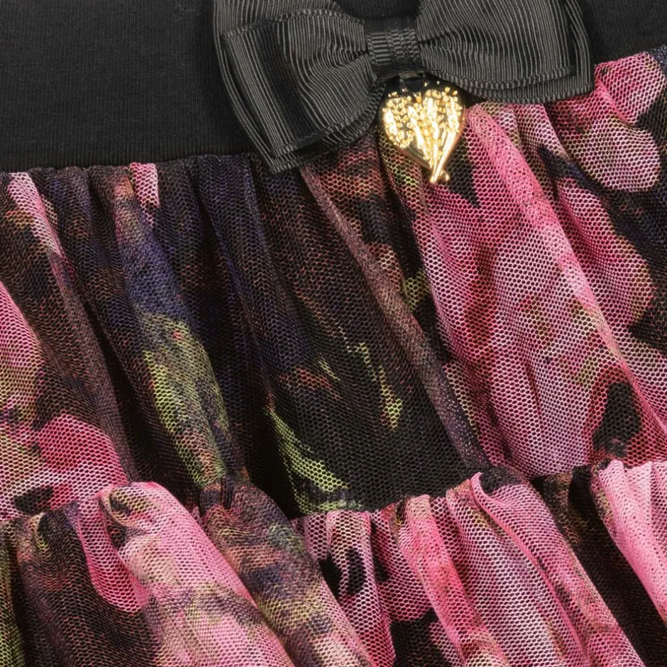 Angels Face Girls & Pink Rose Tulle Tutu Skirt Black Sale