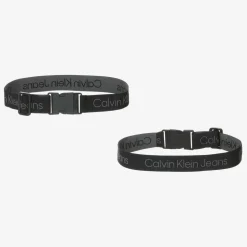 Calvin Klein Girls Black Belted Puffer Jacket Hot