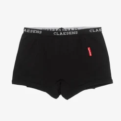 Claesens Girls Black Cotton Knickers (2 Pack) Best