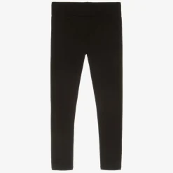 Guess Girls Black Cotton Leggings Sale