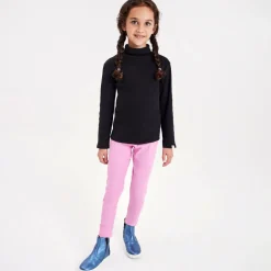 Joyday Girls Black Cotton Roll Neck Top Outlet