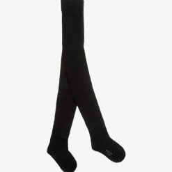 Falke Girls Black Cotton Tights Clearance