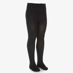 Falke Girls Black Cotton Tights Clearance