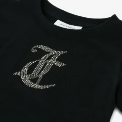 Juicy Couture Girls Black Cotton T-Shirt Clearance