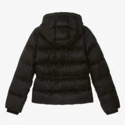 Burberry Girls Black Down Puffer Coat Clearance