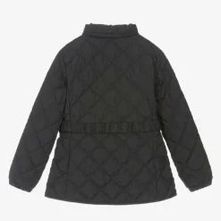 Moncler Enfant Girls Black Down Quilted Philanta Jacket Best