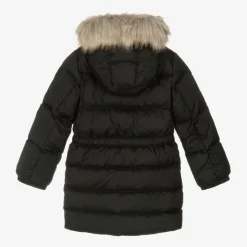 Tommy Hilfiger Girls Black Down-Padded Puffer Coat