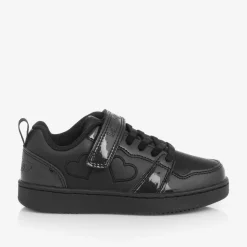 Lelli Kelly Girls Black Faux Leather Heart Trainers Best