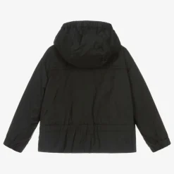 Moncler Enfant Girls Black Hooded Ailisia Jacket Clearance
