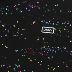 DKNY Girls Black Hooded Jersey Dress New