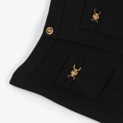 Versace Girls Black Jersey Shorts Clearance